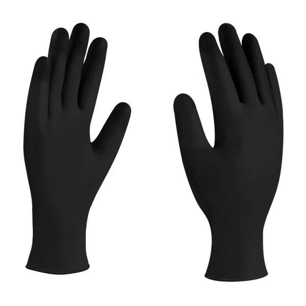 GUANTE NITRILO DESECHABLE  NEGRO TALLA L CAJA/100 PIEZAS